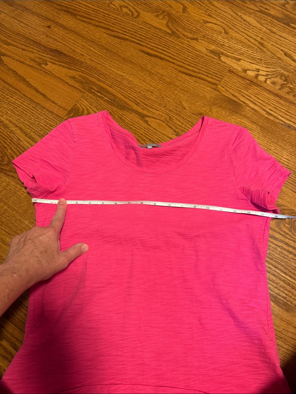 Habitat pink cotton scoop neck tshirt - size XS - Picture 4 of 7